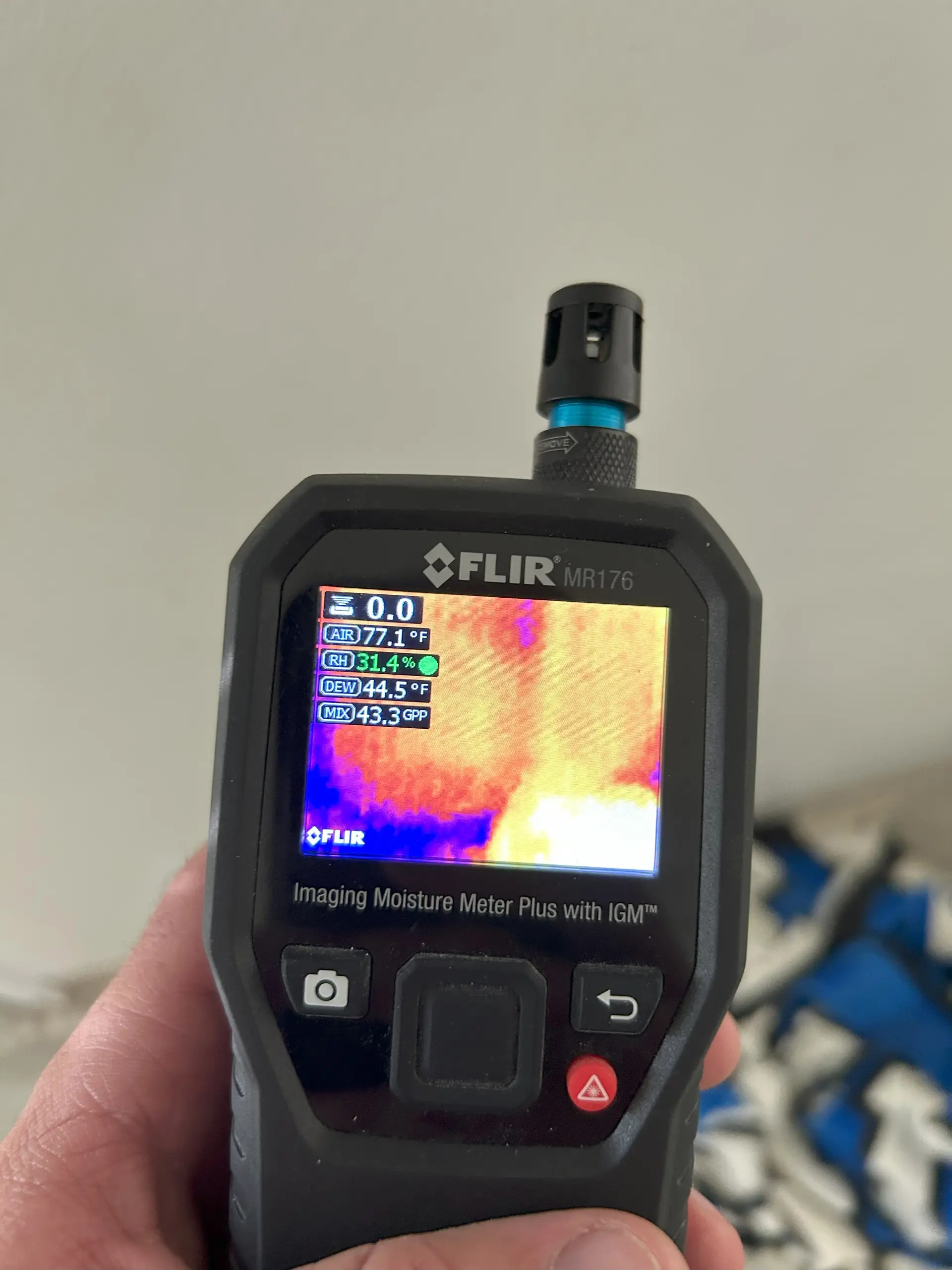 Verifying moisture levels before we call it dry