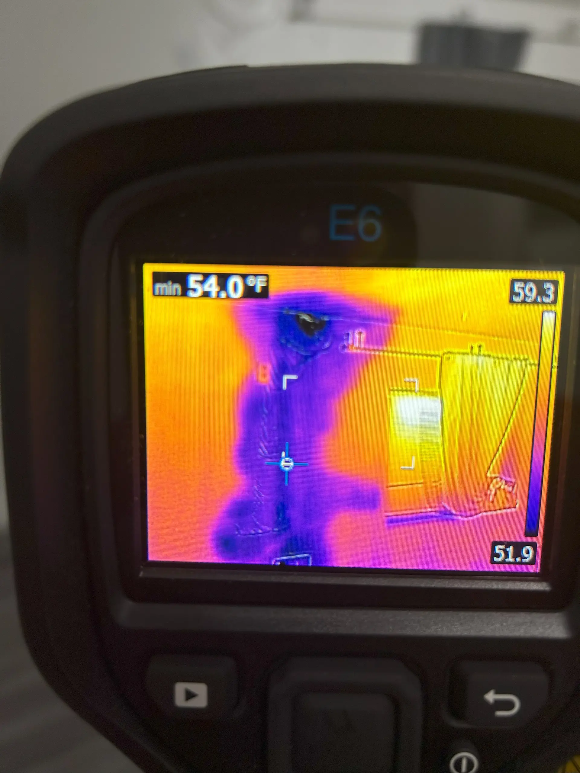 Thermal imaging to find hidden moisture